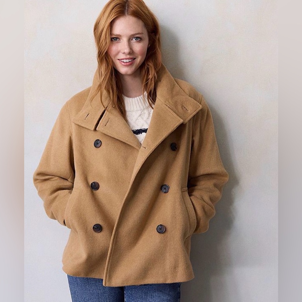 LC Lauren Conrad Double-Breasted Pea Coat size Medium
